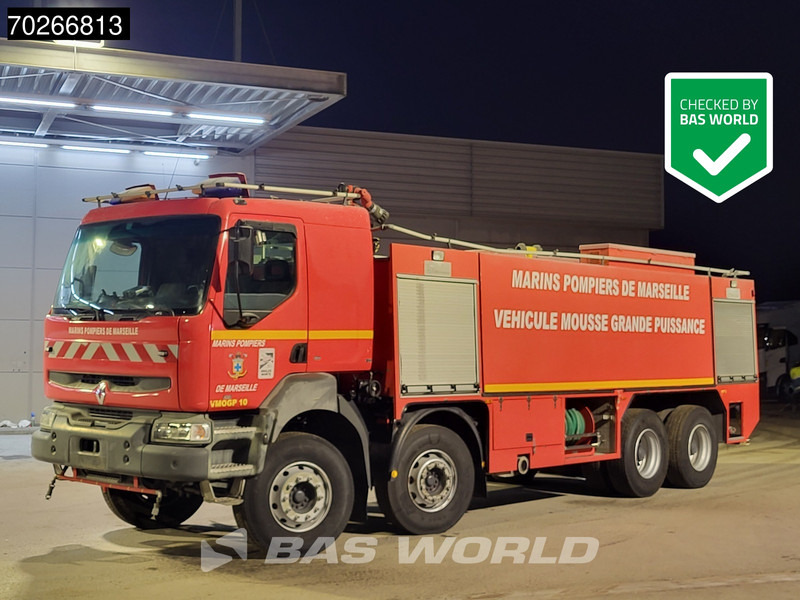 Renault Kerax 400 8X4 Feuerwehr Telma 12000L Manual Steelsuspension Euro 2 - Camión de bomberos: foto 1 Renault Kerax 400 8X4 Feuerwehr Telma 12000L Manual Steelsuspension Euro 2 - Camión de bomberos: foto 1