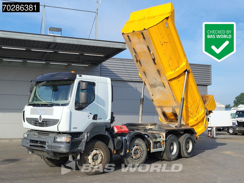 Renault Kerax 480 8X4 16m3 tipper Retarder Optibrake+ Big-Axle Steelsuspension Euro 5 - Volquete camión: foto 1 Renault Kerax 480 8X4 16m3 tipper Retarder Optibrake+ Big-Axle Steelsuspension Euro 5 - Volquete camión: foto 1