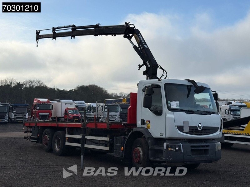 Renault Premium 410 6X2 Terex 120.2E - A3L Kran Crane Lift-Axle Manual Euro 5 - Camión caja abierta, Camión grúa: foto 3 Renault Premium 410 6X2 Terex 120.2E - A3L Kran Crane Lift-Axle Manual Euro 5 - Camión caja abierta, Camión grúa: foto 3