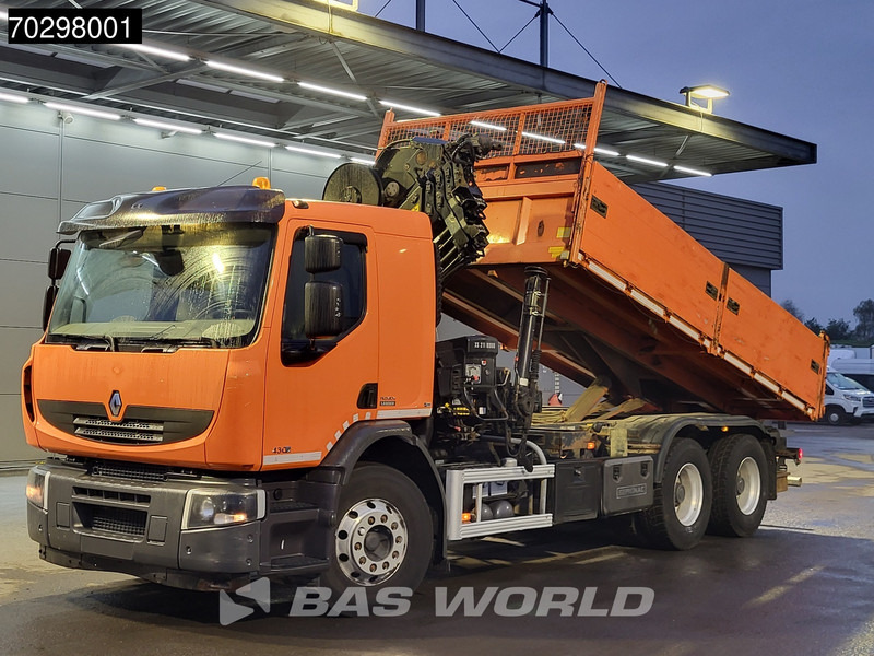 Volquete camión, Camión grúa Renault Premium 430 Lander 6X4 HIAB 211 EP-4 Crane Tipper Big-Axle Automatic Euro 5: foto 10 Volquete camión, Camión grúa Renault Premium 430 Lander 6X4 HIAB 211 EP-4 Crane Tipper Big-Axle Automatic Euro 5: foto 10