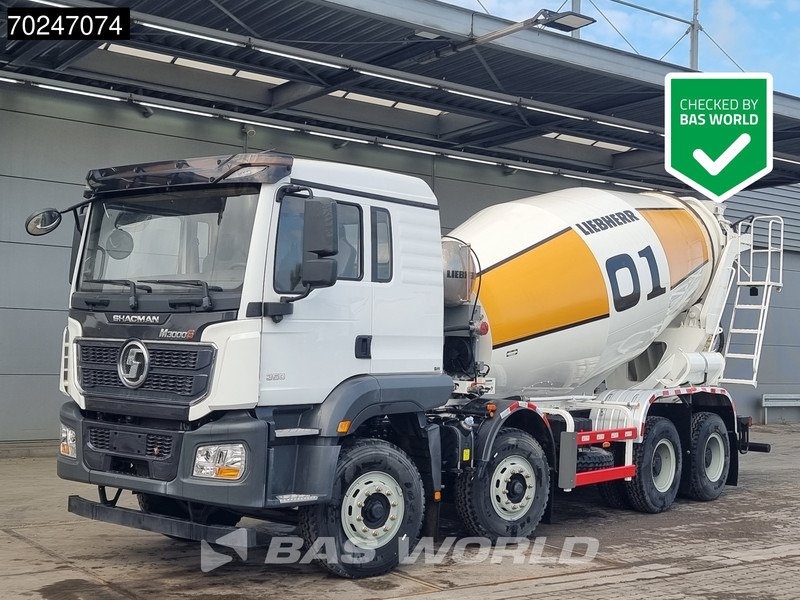 SHACMAN M3000 S 8X4 NEW! 8m3 Liebherr Mixer Big-Axle Steelsuspension - Camión hormigonera: foto 1 SHACMAN M3000 S 8X4 NEW! 8m3 Liebherr Mixer Big-Axle Steelsuspension - Camión hormigonera: foto 1