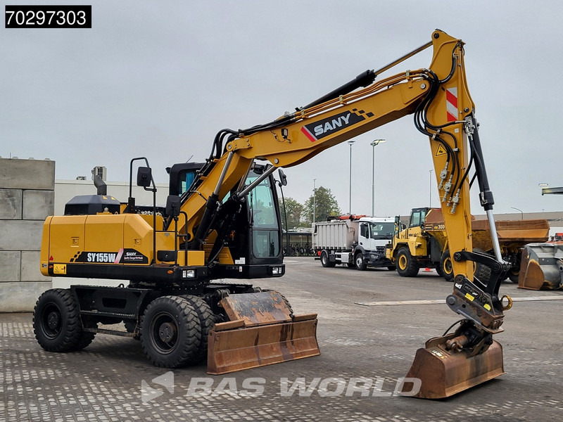 Excavadora de ruedas Sany SY155 W: foto 6