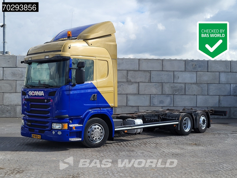 Scania G410 6X2 NL-Truck BDF Retarder Lift-steering axle Hydraulic ACC Euro 6 - Portacontenedore/ Intercambiable camión: foto 1 Scania G410 6X2 NL-Truck BDF Retarder Lift-steering axle Hydraulic ACC Euro 6 - Portacontenedore/ Intercambiable camión: foto 1