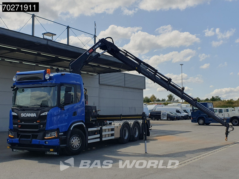 Scania G450 8X4 HIAB X-Hiduo 228 E-6 Crane + 18t Multilift Big-Axle Lift+Lenkachse Euro 6 - Multibasculante camión, Camión grúa: foto 5 Scania G450 8X4 HIAB X-Hiduo 228 E-6 Crane + 18t Multilift Big-Axle Lift+Lenkachse Euro 6 - Multibasculante camión, Camión grúa: foto 5