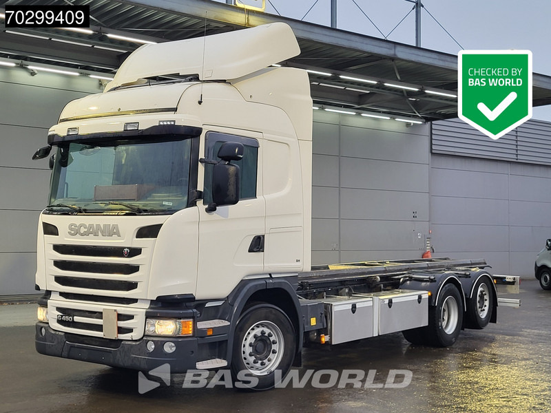 Scania G450 G 6X2 Full air suspension Automatic Lift+steering Axle Euro 6 - Portacontenedore/ Intercambiable camión: foto 1 Scania G450 G 6X2 Full air suspension Automatic Lift+steering Axle Euro 6 - Portacontenedore/ Intercambiable camión: foto 1