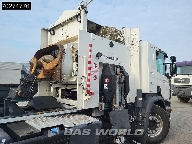 Multibasculante camión Scania P280 6X2 NL-Truck Allison Retarder Lift+Lenkachse Haller SeitenLader: foto 11