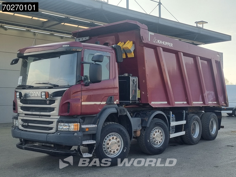 Volquete camión Scania P410 8X4 28m3 KH Kipper Big-Axle Steel suspension Euro 6: foto 5
