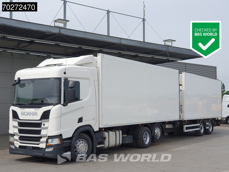 Scania R410 6X2 Carrier Supra 1250 Multi temp Retarder Ladebordwand Liftachse Euro 6 - Frigorífico camión: foto 1 Scania R410 6X2 Carrier Supra 1250 Multi temp Retarder Ladebordwand Liftachse Euro 6 - Frigorífico camión: foto 1