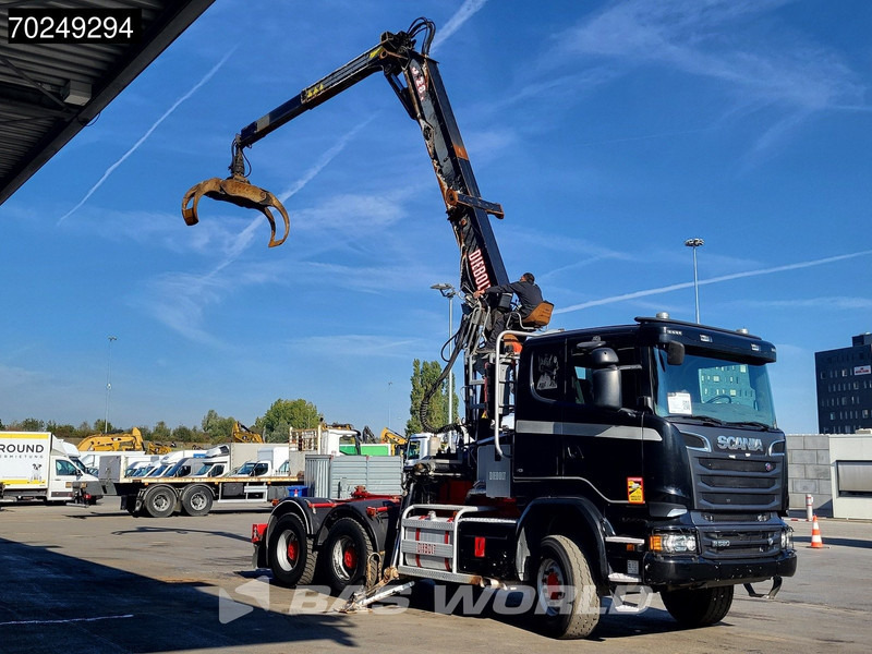 Scania R580 6X4 Holz Kran Diebolt D28 Full-Steel - Camión forestal, Camión grúa: foto 3 Scania R580 6X4 Holz Kran Diebolt D28 Full-Steel - Camión forestal, Camión grúa: foto 3