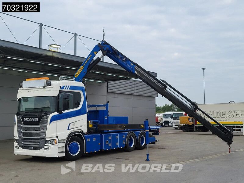 Scania R580 R 6X2 Abschleppwagen Palfinger PK33002 EH Crane Winch Recovery vehicle - Camión caja abierta, Camión grúa: foto 5 Scania R580 R 6X2 Abschleppwagen Palfinger PK33002 EH Crane Winch Recovery vehicle - Camión caja abierta, Camión grúa: foto 5