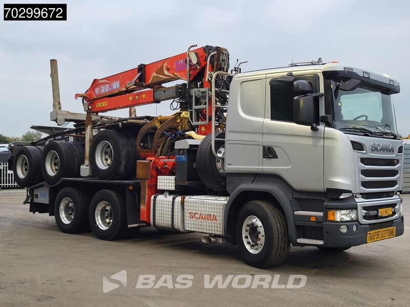 Scania R580 R 6X4 NL-Truck Diebolt D28.81 Kran Crane Holztransport + Dolly Retarder Euro 6 - Remolque dolly: foto 3 Scania R580 R 6X4 NL-Truck Diebolt D28.81 Kran Crane Holztransport + Dolly Retarder Euro 6 - Remolque dolly: foto 3