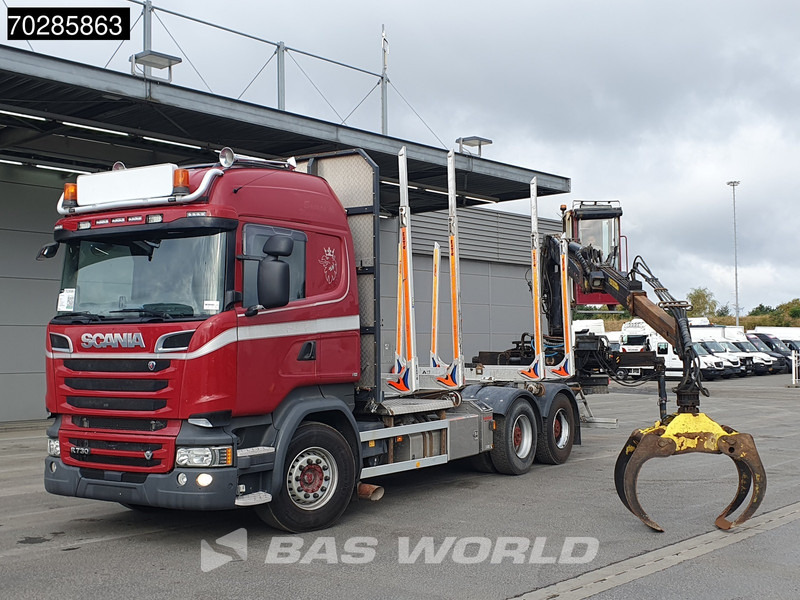 Scania R730 R 6X4 HIAB F108S 79 Crane Retarder Xenon BigAxle Loglift Automatic ACC Euro 6 - Camión forestal, Camión grúa: foto 5 Scania R730 R 6X4 HIAB F108S 79 Crane Retarder Xenon BigAxle Loglift Automatic ACC Euro 6 - Camión forestal, Camión grúa: foto 5