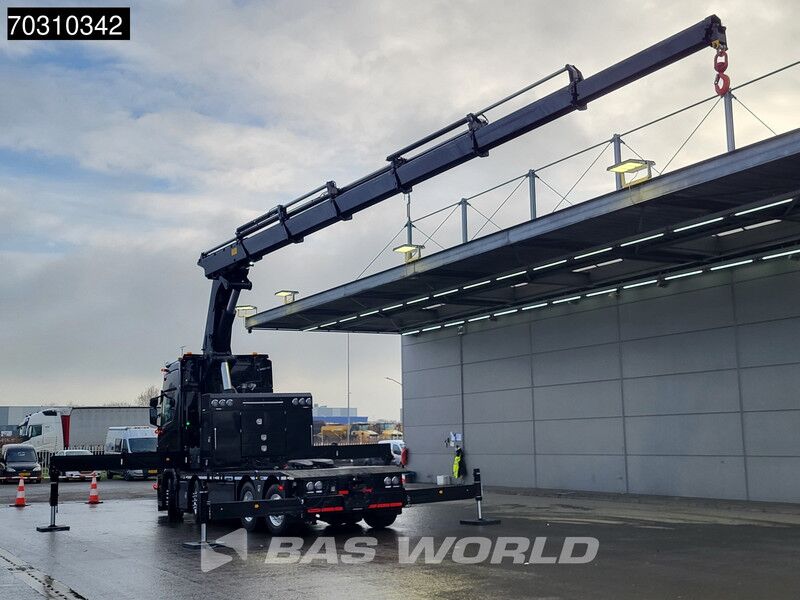 Scania S660 8X2 HMF 9520OK-RCS Crane Kran Fifth wheel Full Air Lift+steering axle - Camión caja abierta, Camión grúa: foto 2 Scania S660 8X2 HMF 9520OK-RCS Crane Kran Fifth wheel Full Air Lift+steering axle - Camión caja abierta, Camión grúa: foto 2