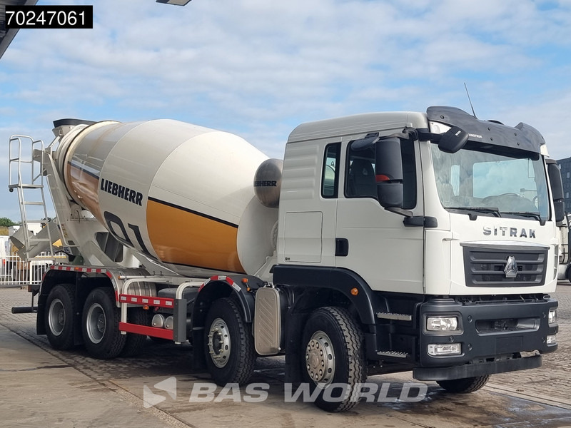 Sitrak G5 350 8X4 NEW! 8m3 Liebherr Mixer Big-Axle Steel Suspension - Camión hormigonera: foto 3 Sitrak G5 350 8X4 NEW! 8m3 Liebherr Mixer Big-Axle Steel Suspension - Camión hormigonera: foto 3