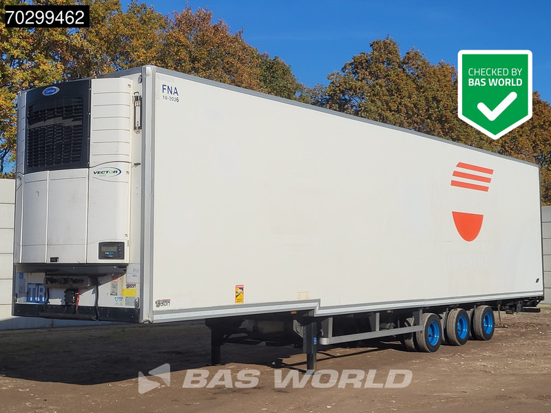 Talson Carrier Vector 1550 3 axles NL-Trailer Mega Aircargo Rollenbett Luftfracht Liftachse Blumenbreit - Frigorífico semirremolque: foto 1 Talson Carrier Vector 1550 3 axles NL-Trailer Mega Aircargo Rollenbett Luftfracht Liftachse Blumenbreit - Frigorífico semirremolque: foto 1