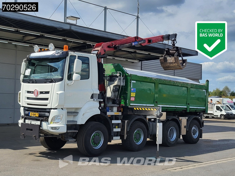 Tatra Tatra Phoenix 8P6R43/Phoenix 8X6 NL-Truck HMF 1943Z Crane 17m3 HSW Big-Axle Steering-Axle 8x6 Automatic Euro 6 - Volquete camión, Camión grúa: foto 1 Tatra Tatra Phoenix 8P6R43/Phoenix 8X6 NL-Truck HMF 1943Z Crane 17m3 HSW Big-Axle Steering-Axle 8x6 Automatic Euro 6 - Volquete camión, Camión grúa: foto 1