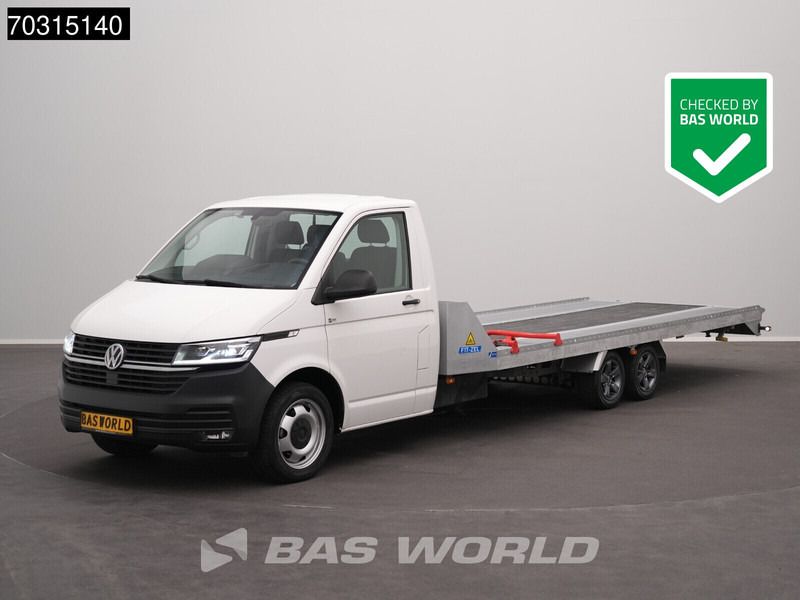 Volkswagen Transporter 150PK Fitzel Speeder 1500KG Nutzlast 510cm Lang LED Airco Cruise Lier 150PK Euro6 Cartransporter Oprijwagen Abschleppwagen A/C Cruise - Vehículo comercial ligero: foto 1 Volkswagen Transporter 150PK Fitzel Speeder 1500KG Nutzlast 510cm Lang LED Airco Cruise Lier 150PK Euro6 Cartransporter Oprijwagen Abschleppwagen A/C Cruise - Vehículo comercial ligero: foto 1