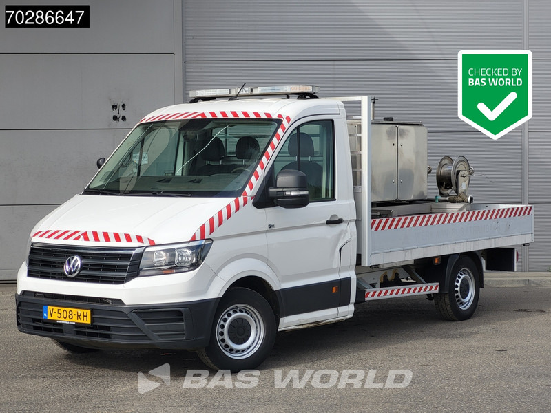 Volkswagen Crafter 177pk Automaat Open Laadbak Reinigingswagen Trekhaak Airco Cruise Euro6 Pritsche Pickup Open Box Hogedrukspuit Waterpomp A/C Tow - Caja abierta furgoneta: foto 1 Volkswagen Crafter 177pk Automaat Open Laadbak Reinigingswagen Trekhaak Airco Cruise Euro6 Pritsche Pickup Open Box Hogedrukspuit Waterpomp A/C Tow - Caja abierta furgoneta: foto 1