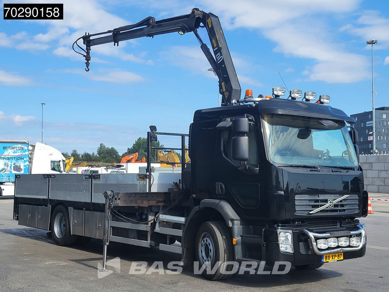 Volvo FE 240 4X2 HMF 760 K2 Kran Crane Remote control Manual Euro 5 - Camión caja abierta, Camión grúa: foto 3 Volvo FE 240 4X2 HMF 760 K2 Kran Crane Remote control Manual Euro 5 - Camión caja abierta, Camión grúa: foto 3