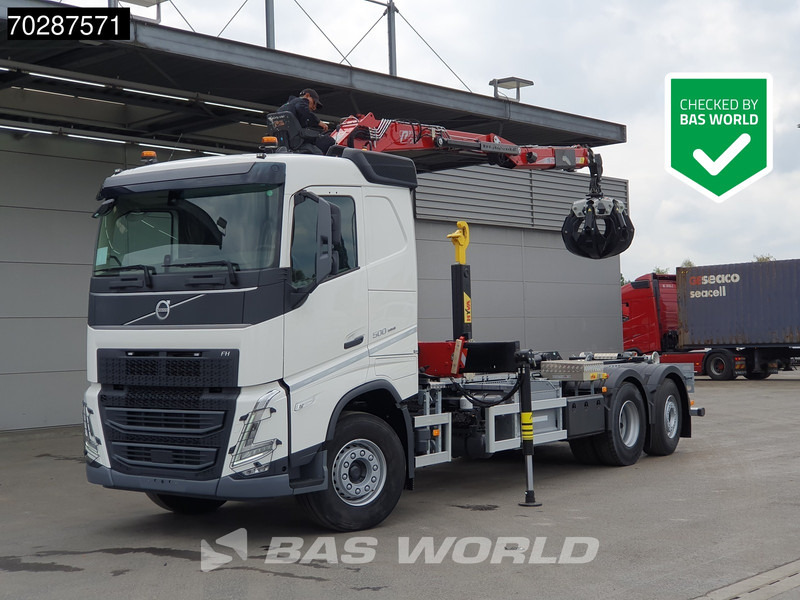 Volvo FH 500 6X2 Penz Crane 15Z9.50R HYVA 20-57-S Hooklift Lift+steering Automatic Euro 6 - Multibasculante camión, Camión grúa: foto 3 Volvo FH 500 6X2 Penz Crane 15Z9.50R HYVA 20-57-S Hooklift Lift+steering Automatic Euro 6 - Multibasculante camión, Camión grúa: foto 3