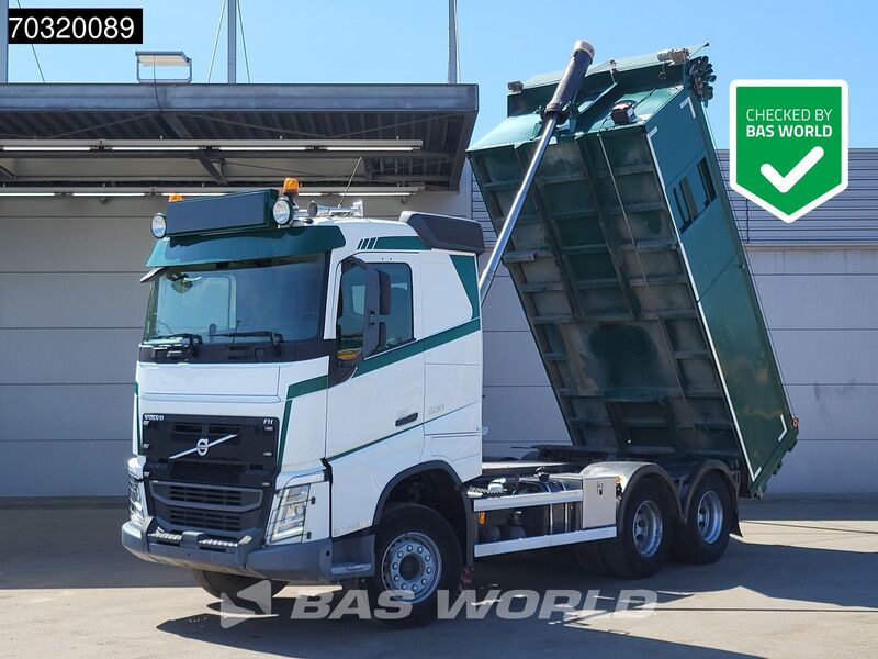 Volvo FH 500 6X4 Wechselsystem 13m3 tipper + Tractorhead Automatic VEB+ Euro 6 - Volquete camión: foto 1 Volvo FH 500 6X4 Wechselsystem 13m3 tipper + Tractorhead Automatic VEB+ Euro 6 - Volquete camión: foto 1
