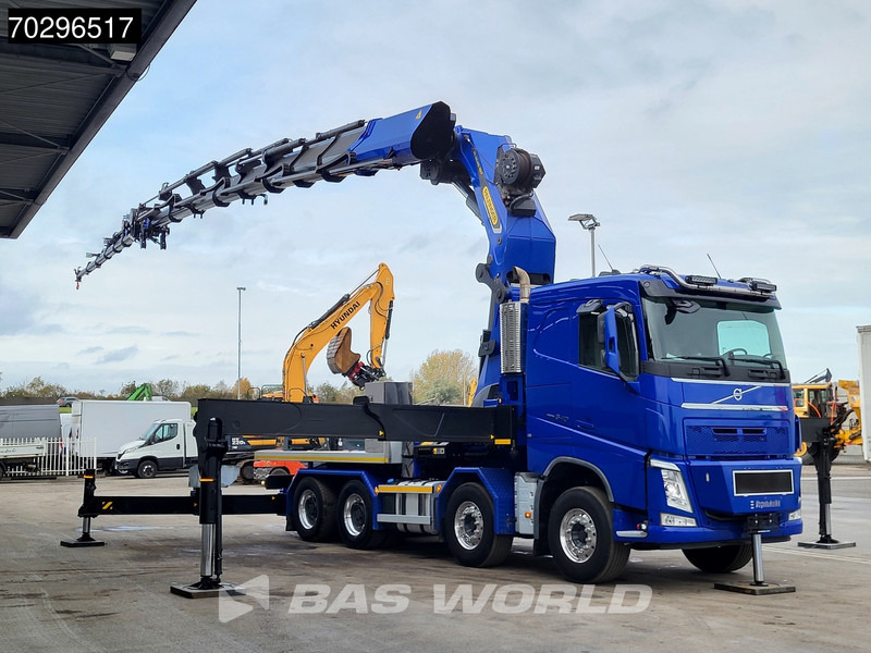 Volvo FH 540 FH 8X4 Palfinger PK165.002 TEC G Fly-Jib Winch Big-Axle VEB+ Euro 6 - Camión caja abierta, Camión grúa: foto 3 Volvo FH 540 FH 8X4 Palfinger PK165.002 TEC G Fly-Jib Winch Big-Axle VEB+ Euro 6 - Camión caja abierta, Camión grúa: foto 3