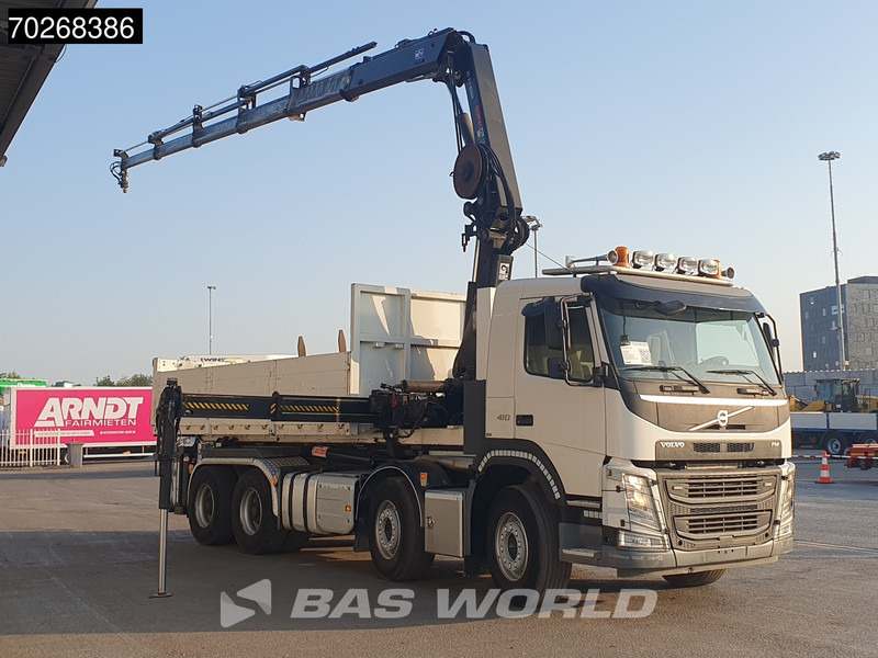 Volvo FM 410 8X4 211EP-5 HIDUO Kran Crane Steel suspension Big-Axle VEB Euro 6 - Multibasculante camión, Camión grúa: foto 3 Volvo FM 410 8X4 211EP-5 HIDUO Kran Crane Steel suspension Big-Axle VEB Euro 6 - Multibasculante camión, Camión grúa: foto 3