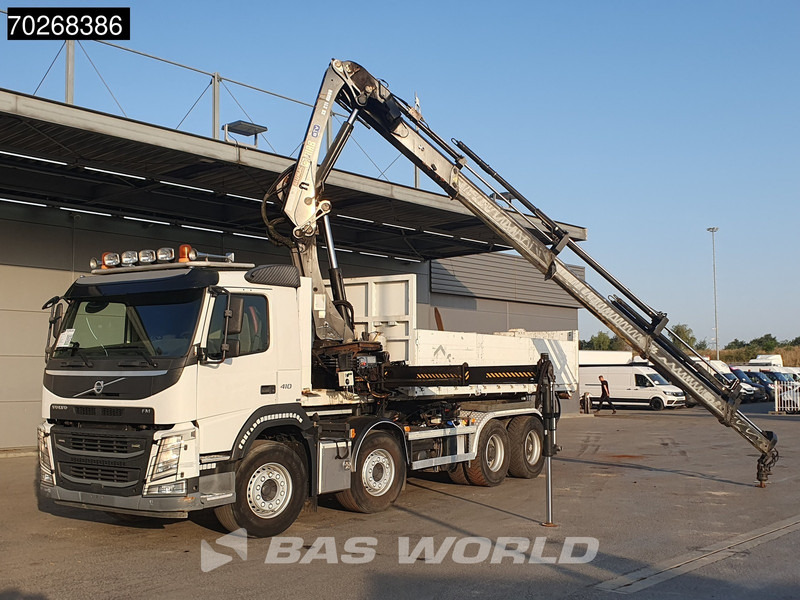 Volvo FM 410 8X4 211EP-5 HIDUO Kran Crane Steel suspension Big-Axle VEB Euro 6 - Multibasculante camión, Camión grúa: foto 5 Volvo FM 410 8X4 211EP-5 HIDUO Kran Crane Steel suspension Big-Axle VEB Euro 6 - Multibasculante camión, Camión grúa: foto 5