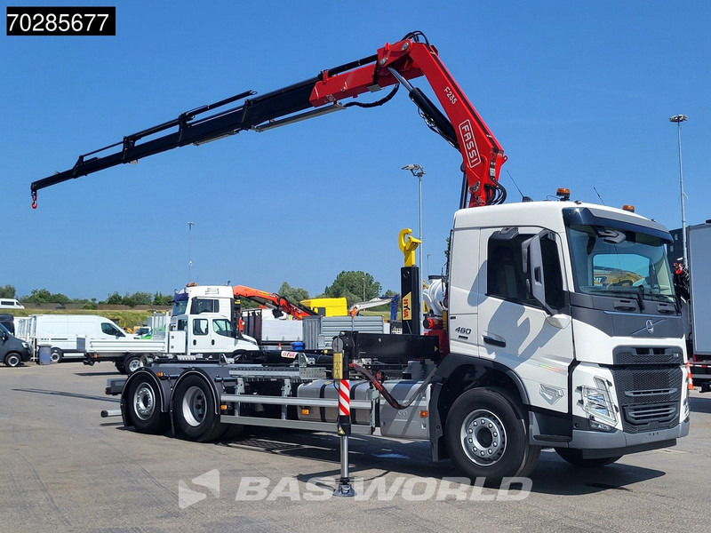 Volvo FM 460 6X2 NEW! FASSI F235A.0.25 Kran + HYVA 20-57-S Lift+steering axle Euro 6 - Multibasculante camión, Camión grúa: foto 3 Volvo FM 460 6X2 NEW! FASSI F235A.0.25 Kran + HYVA 20-57-S Lift+steering axle Euro 6 - Multibasculante camión, Camión grúa: foto 3