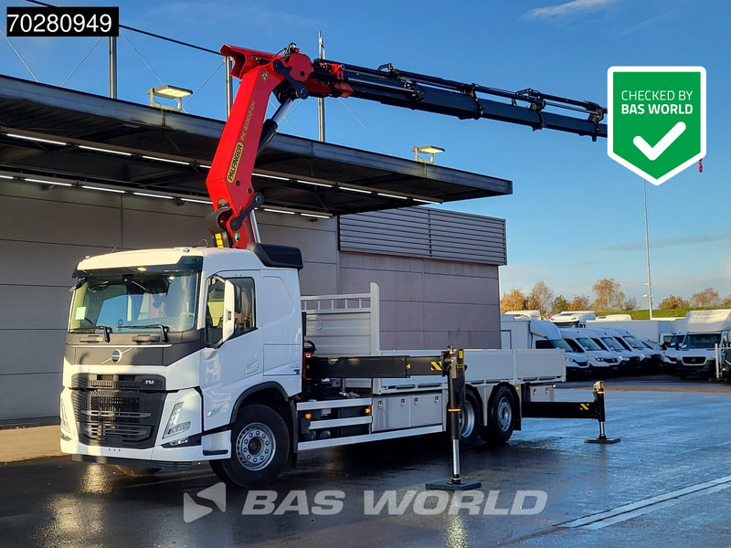 Volvo FM 500 6X2 NEW! Palfinger PK41002 EH-E Kran Crane Lift-steering Axle Euro 6 - Camión caja abierta, Camión grúa: foto 1 Volvo FM 500 6X2 NEW! Palfinger PK41002 EH-E Kran Crane Lift-steering Axle Euro 6 - Camión caja abierta, Camión grúa: foto 1