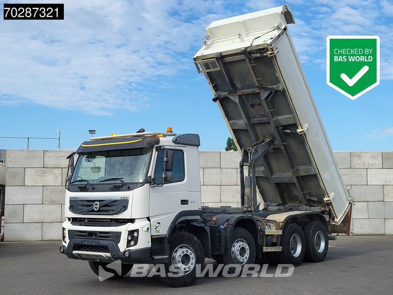 Volvo FMX 410 8X4 13m3 Marrel Tipper SteelSuspension 2-Side Kipper BigAxle Euro 5 - Volquete camión: foto 1 Volvo FMX 410 8X4 13m3 Marrel Tipper SteelSuspension 2-Side Kipper BigAxle Euro 5 - Volquete camión: foto 1