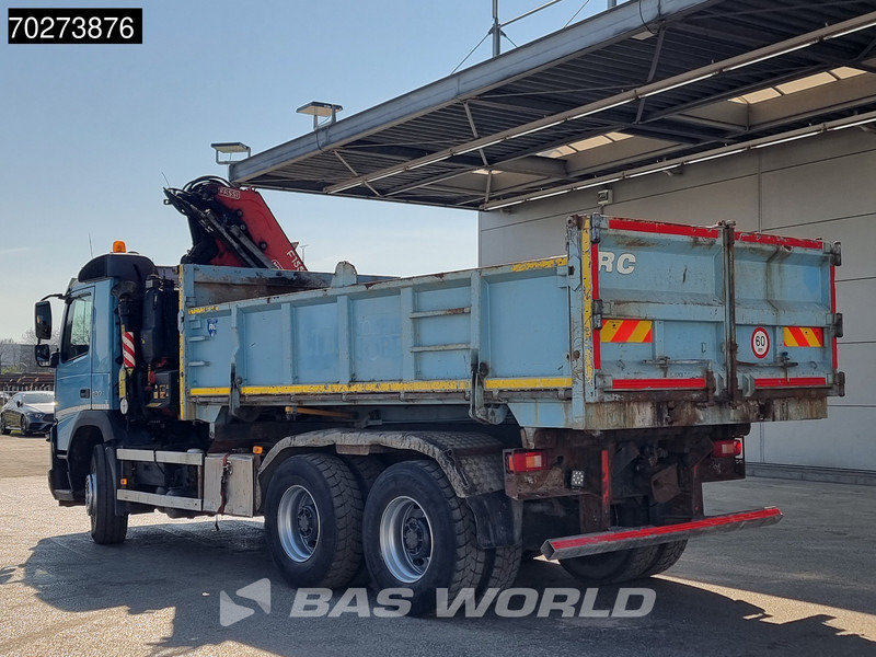 Volquete camión, Camión grúa Volvo FMX 420 6X4 Fassi F155A.2.22 Crane 9m3 Big-Axle Automatic Euro 5: foto 14