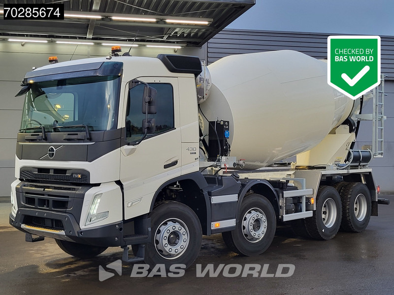 Volvo FMX 430 8X4 New! 10m3 FML Mixer Steelsuspension Automatic LED Euro 6 - Camión hormigonera: foto 1 Volvo FMX 430 8X4 New! 10m3 FML Mixer Steelsuspension Automatic LED Euro 6 - Camión hormigonera: foto 1