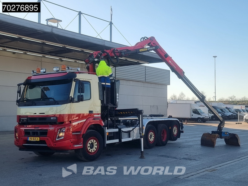 Volvo FMX 460 8X2 NL-Truck Palfinger Epsilon Q170Z Kran VEB+ lift+lenkasche Euro 6 - Multibasculante camión, Camión grúa: foto 3 Volvo FMX 460 8X2 NL-Truck Palfinger Epsilon Q170Z Kran VEB+ lift+lenkasche Euro 6 - Multibasculante camión, Camión grúa: foto 3