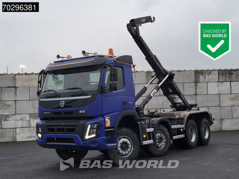 Volvo FMX 460 8X4 Hyva 26-55 SK containersystem Automatic Steelsuspension Big-Axle - Multibasculante camión: foto 1 Volvo FMX 460 8X4 Hyva 26-55 SK containersystem Automatic Steelsuspension Big-Axle - Multibasculante camión: foto 1