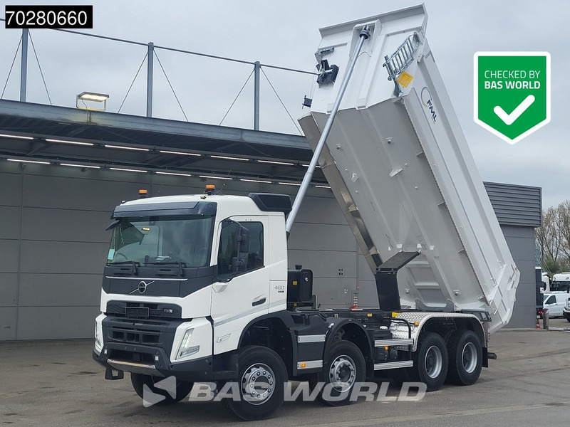 Volvo FMX 460 8X6 20m3 KH-Kipper VEB LED Big-axle Steelsuspension Euro 6 - Volquete camión: foto 1 Volvo FMX 460 8X6 20m3 KH-Kipper VEB LED Big-axle Steelsuspension Euro 6 - Volquete camión: foto 1