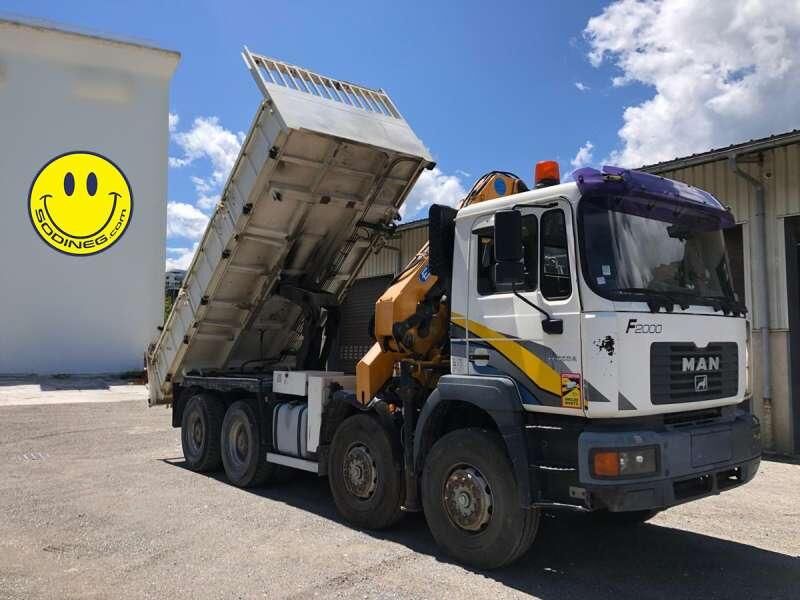 MAN GRUE F2000 - Volquete camión: foto 1 MAN GRUE F2000 - Volquete camión: foto 1