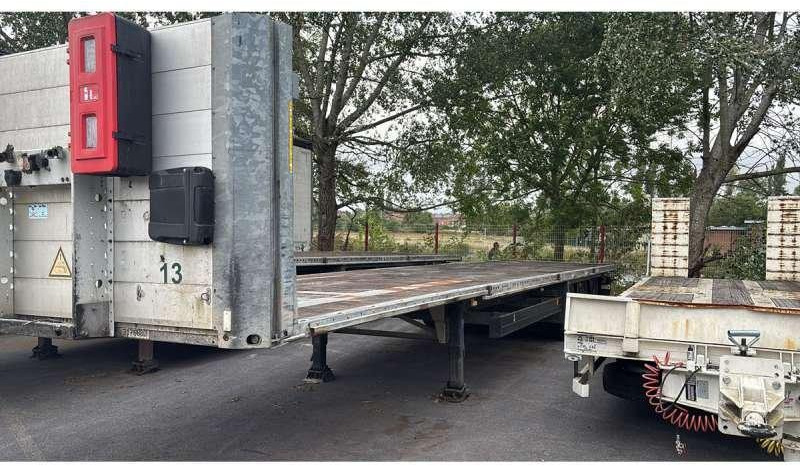 Schmitz 3 ESSIEUX - Semirremolque plataforma/ Caja abierta: foto 1 Schmitz 3 ESSIEUX - Semirremolque plataforma/ Caja abierta: foto 1