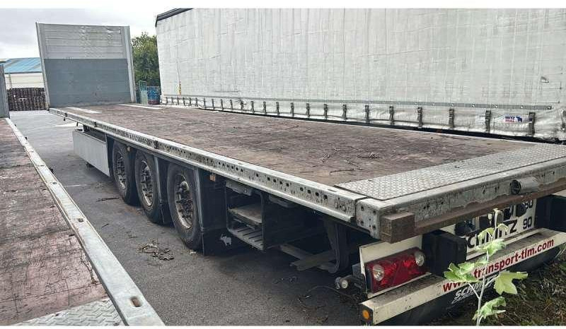 Schmitz 3 ESSIEUX - Semirremolque plataforma/ Caja abierta: foto 1 Schmitz 3 ESSIEUX - Semirremolque plataforma/ Caja abierta: foto 1