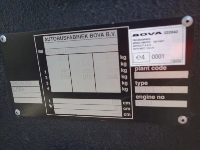 VDL Bova FD10-3 37 PERS,AIRCO,WC,MANUALEGEAR,DAF330PK ATI ENGINE - Autocar: foto 3 VDL Bova FD10-3 37 PERS,AIRCO,WC,MANUALEGEAR,DAF330PK ATI ENGINE - Autocar: foto 3