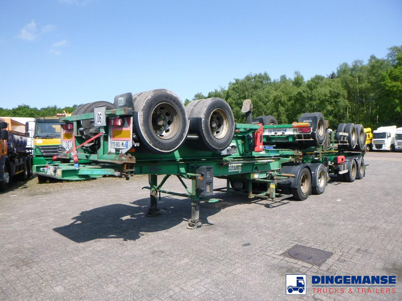 ASCA Stack 4 x container trailer + dolly 20-30-40-45 ft - Portacontenedore/ Intercambiable semirremolque: foto 1 ASCA Stack 4 x container trailer + dolly 20-30-40-45 ft - Portacontenedore/ Intercambiable semirremolque: foto 1