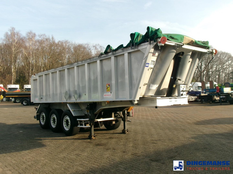 Benalu Tipper trailer alu 22 m3 + tarpaulin - Volquete semirremolque: foto 2 Benalu Tipper trailer alu 22 m3 + tarpaulin - Volquete semirremolque: foto 2