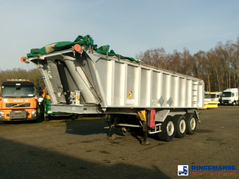 Benalu Tipper trailer alu 22 m3 + tarpaulin - Volquete semirremolque: foto 1 Benalu Tipper trailer alu 22 m3 + tarpaulin - Volquete semirremolque: foto 1
