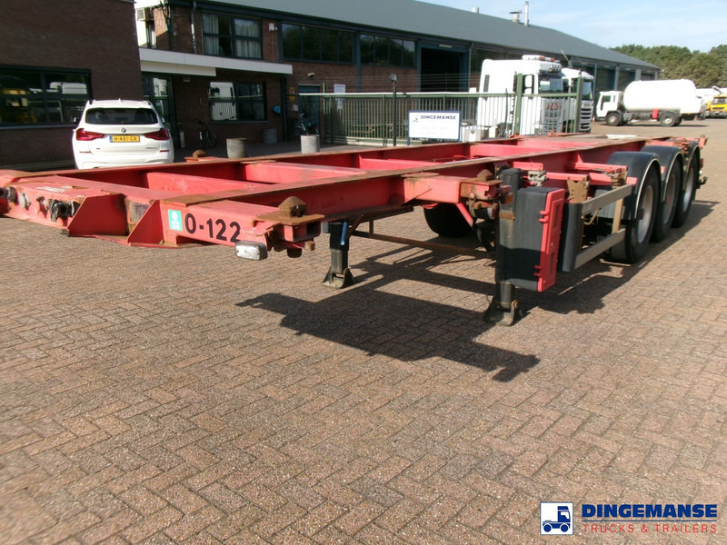 Burg 3-axle container chassis 20,30 ft + ADR - Portacontenedore/ Intercambiable semirremolque: foto 1 Burg 3-axle container chassis 20,30 ft + ADR - Portacontenedore/ Intercambiable semirremolque: foto 1