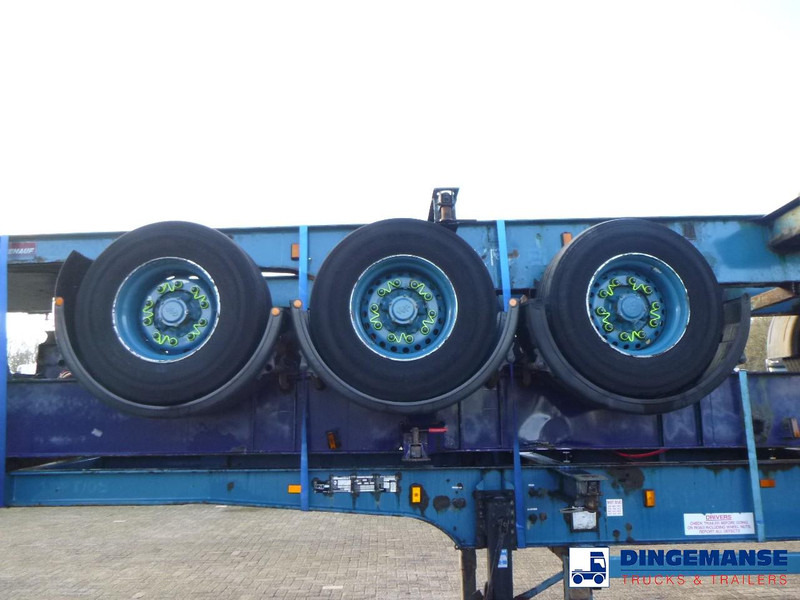 Crane Fruehauf Stack - 3 x container trailer 20-20-30-40 ft - Portacontenedore/ Intercambiable semirremolque: foto 5 Crane Fruehauf Stack - 3 x container trailer 20-20-30-40 ft - Portacontenedore/ Intercambiable semirremolque: foto 5