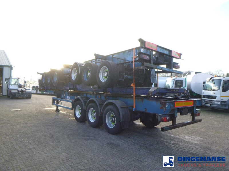 Crane Fruehauf Stack - 3 x container trailer 20-20-30-40 ft - Portacontenedore/ Intercambiable semirremolque: foto 3 Crane Fruehauf Stack - 3 x container trailer 20-20-30-40 ft - Portacontenedore/ Intercambiable semirremolque: foto 3