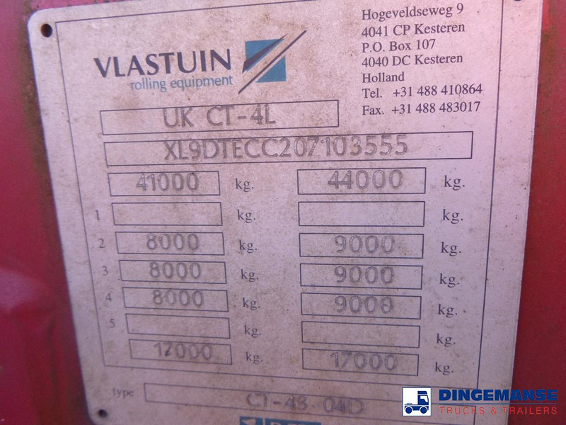 Portacontenedore/ Intercambiable semirremolque D-Tec 4-axle container combi trailer (3 + 1 axles) 20-30-40-45 ft: foto 16 Portacontenedore/ Intercambiable semirremolque D-Tec 4-axle container combi trailer (3 + 1 axles) 20-30-40-45 ft: foto 16