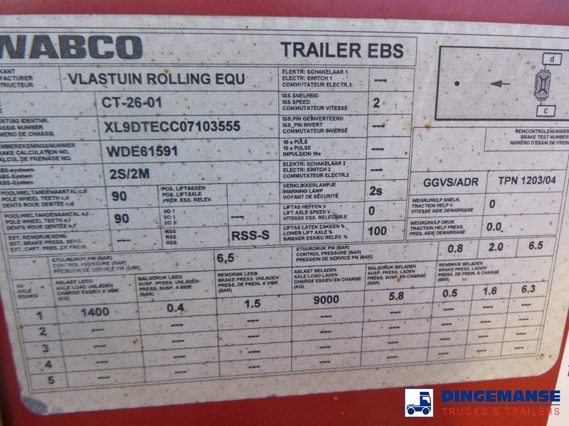 Portacontenedore/ Intercambiable semirremolque D-Tec 4-axle container combi trailer (3 + 1 axles) 20-30-40-45 ft: foto 15 Portacontenedore/ Intercambiable semirremolque D-Tec 4-axle container combi trailer (3 + 1 axles) 20-30-40-45 ft: foto 15