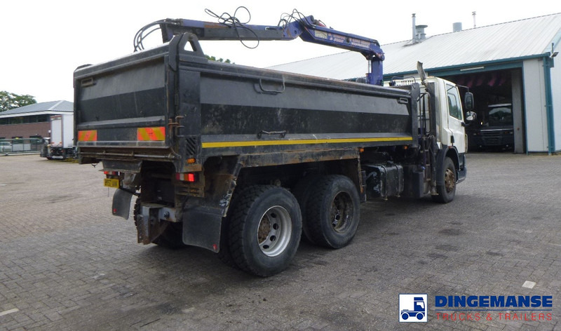 Camión grúa DAF CF 75.310 6x4 RHD tipper + HMF 1144 K-1 + grapple: foto 19
