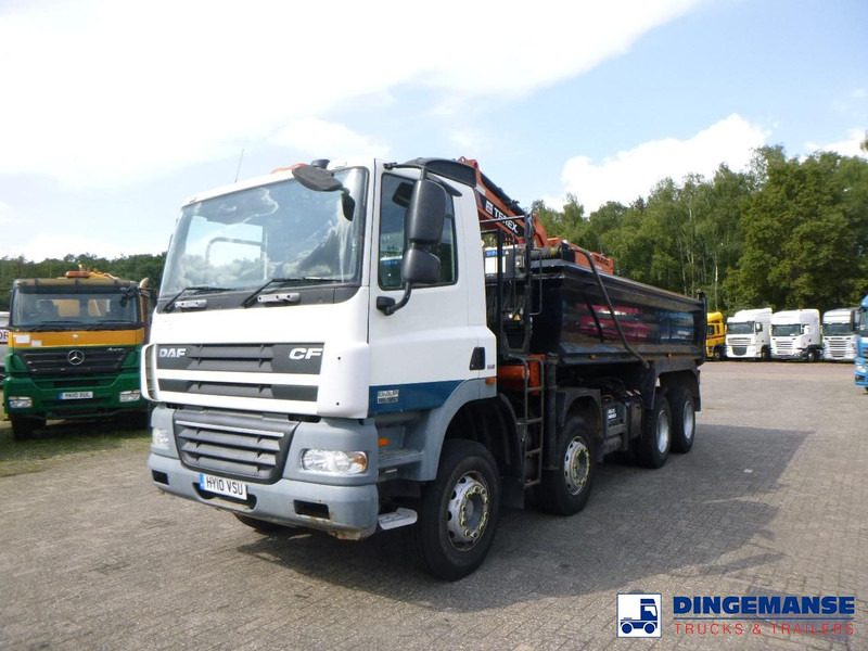DAF CF 85.360 8X4 RHD tipper + Terex 118.2 VGL-A15 - Camión grúa: foto 5 DAF CF 85.360 8X4 RHD tipper + Terex 118.2 VGL-A15 - Camión grúa: foto 5